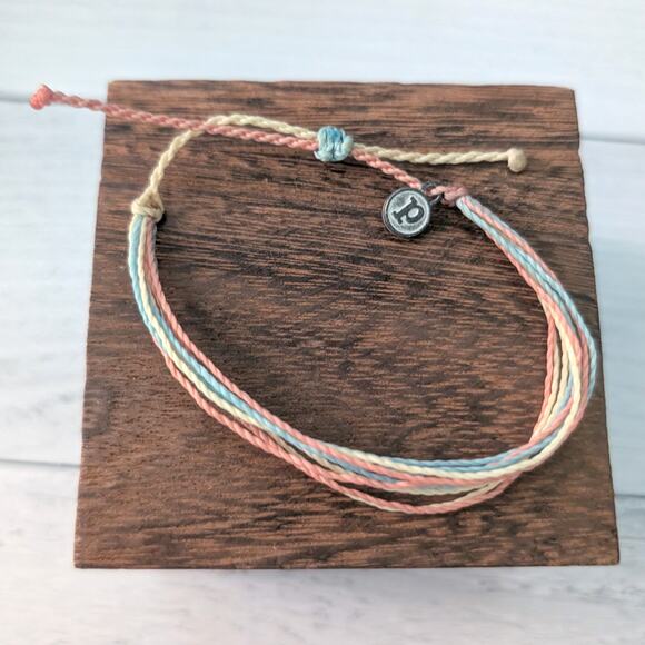 Pura Vida Adjustable Bracelet Pastel Tones - Picture 1 of 7